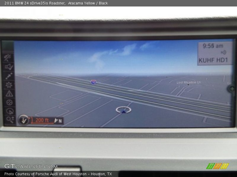 Atacama Yellow / Black 2011 BMW Z4 sDrive35is Roadster