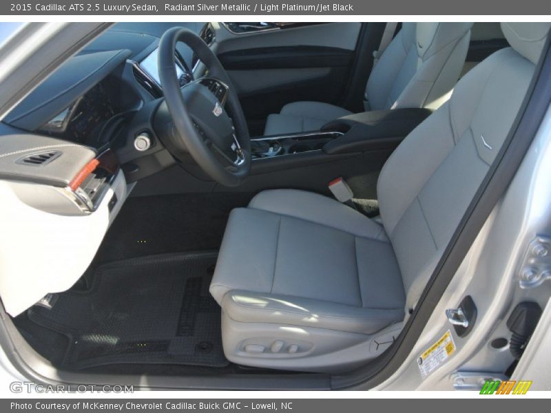Radiant Silver Metallic / Light Platinum/Jet Black 2015 Cadillac ATS 2.5 Luxury Sedan