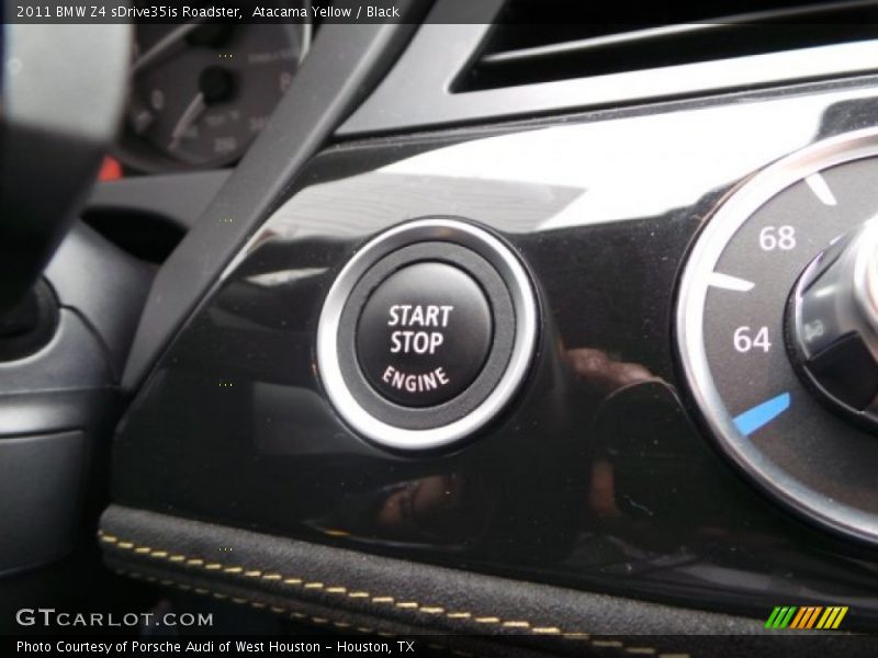 Atacama Yellow / Black 2011 BMW Z4 sDrive35is Roadster