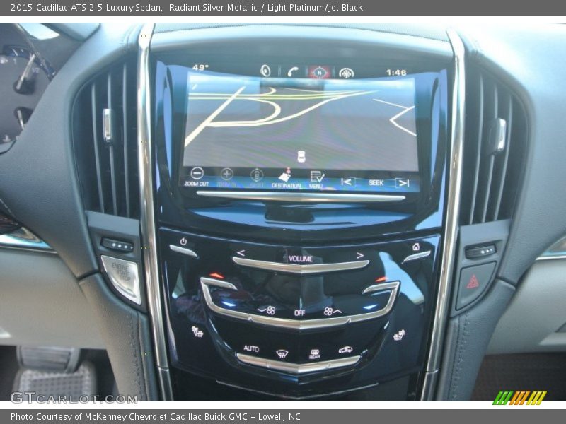 Radiant Silver Metallic / Light Platinum/Jet Black 2015 Cadillac ATS 2.5 Luxury Sedan