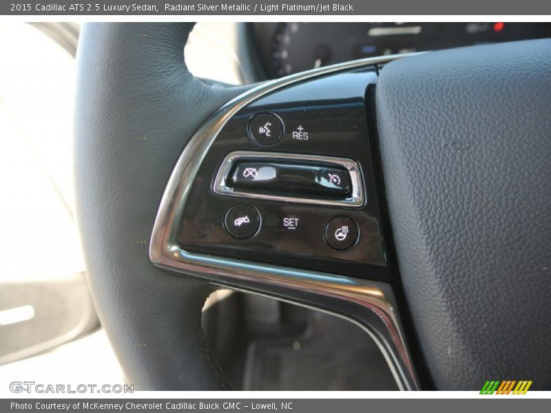 Radiant Silver Metallic / Light Platinum/Jet Black 2015 Cadillac ATS 2.5 Luxury Sedan