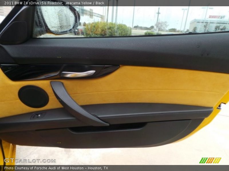 Atacama Yellow / Black 2011 BMW Z4 sDrive35is Roadster