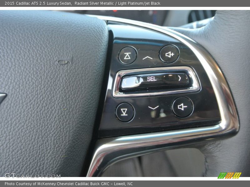 Radiant Silver Metallic / Light Platinum/Jet Black 2015 Cadillac ATS 2.5 Luxury Sedan