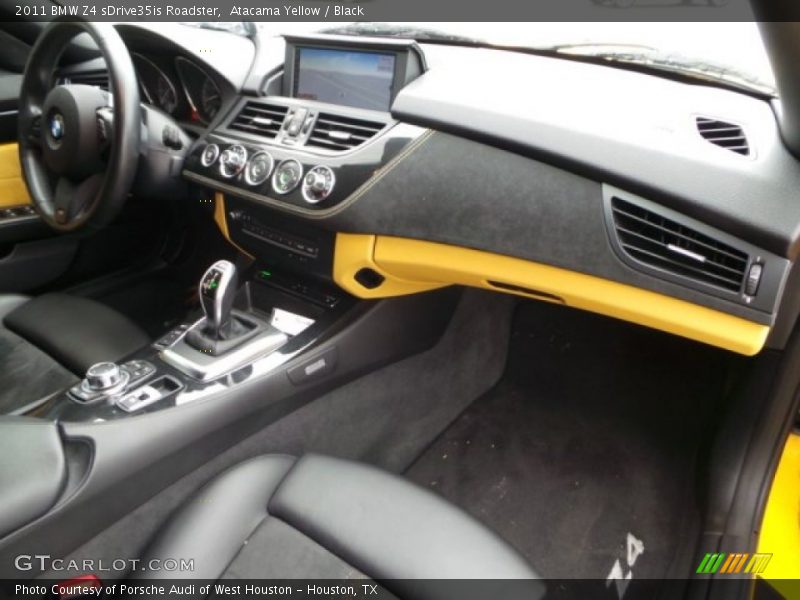 Atacama Yellow / Black 2011 BMW Z4 sDrive35is Roadster