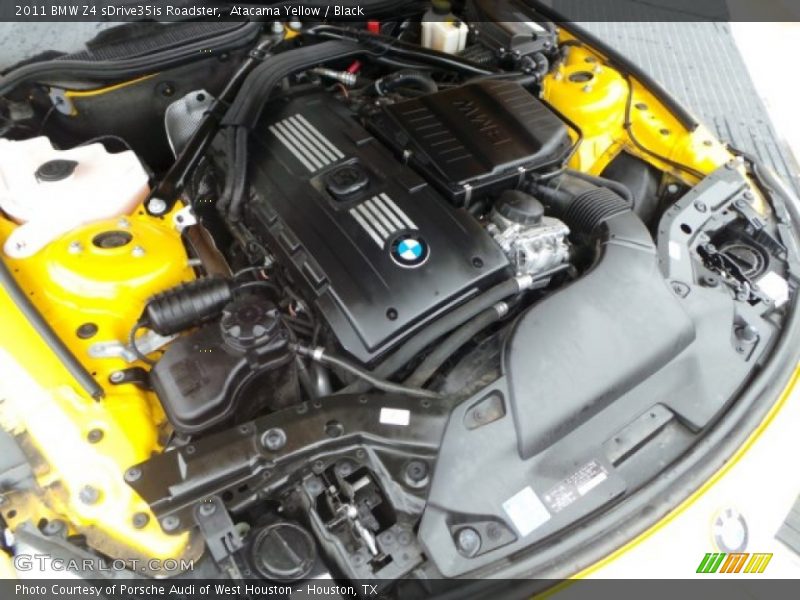 Atacama Yellow / Black 2011 BMW Z4 sDrive35is Roadster
