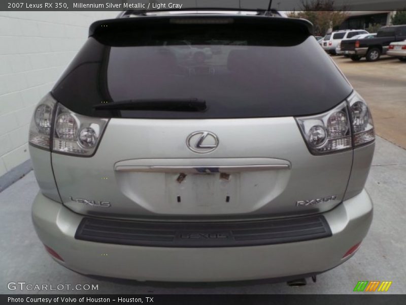 Millennium Silver Metallic / Light Gray 2007 Lexus RX 350