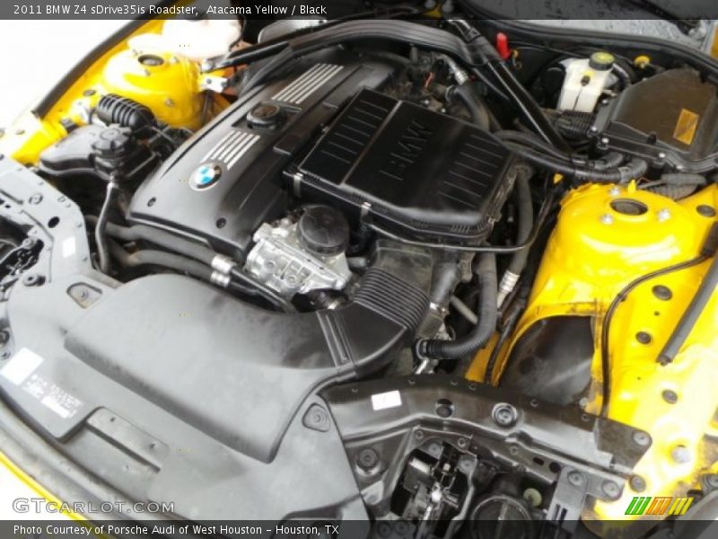 Atacama Yellow / Black 2011 BMW Z4 sDrive35is Roadster