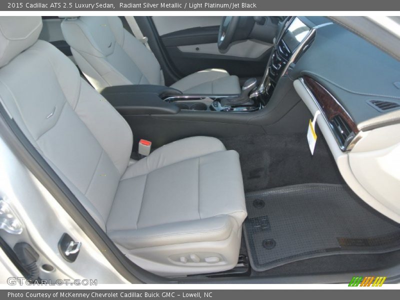 Radiant Silver Metallic / Light Platinum/Jet Black 2015 Cadillac ATS 2.5 Luxury Sedan
