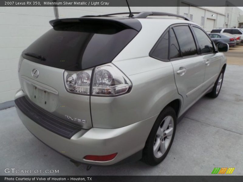 Millennium Silver Metallic / Light Gray 2007 Lexus RX 350