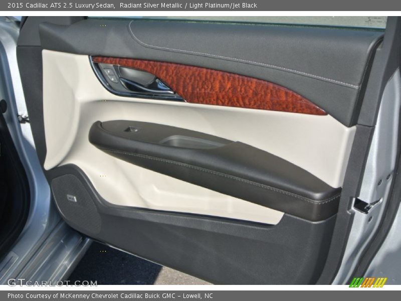 Radiant Silver Metallic / Light Platinum/Jet Black 2015 Cadillac ATS 2.5 Luxury Sedan