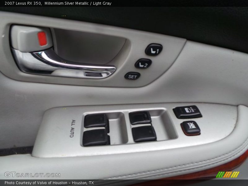 Millennium Silver Metallic / Light Gray 2007 Lexus RX 350