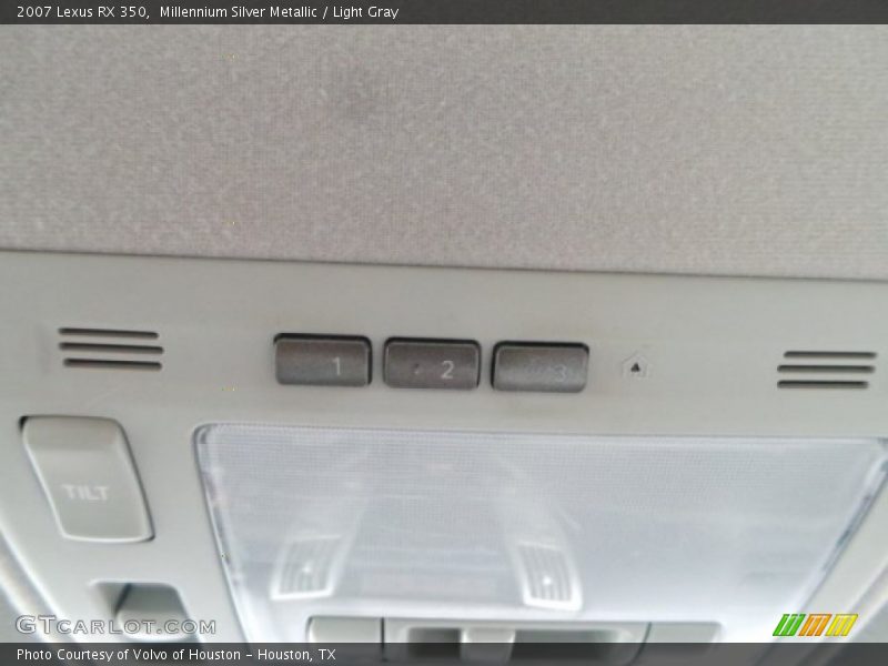 Millennium Silver Metallic / Light Gray 2007 Lexus RX 350