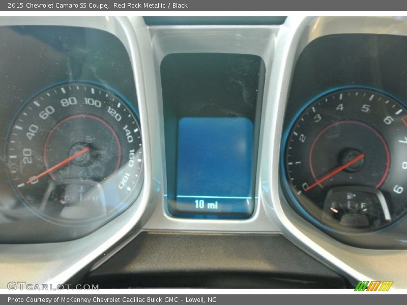 Red Rock Metallic / Black 2015 Chevrolet Camaro SS Coupe