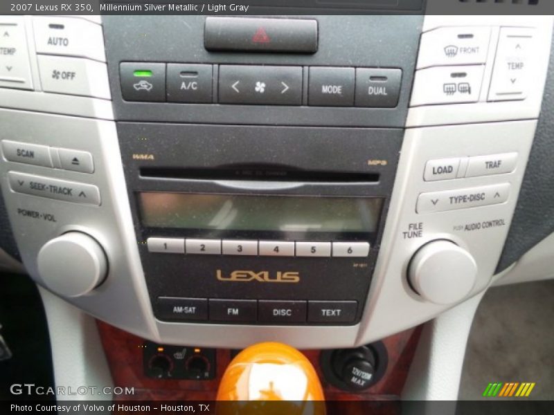 Millennium Silver Metallic / Light Gray 2007 Lexus RX 350