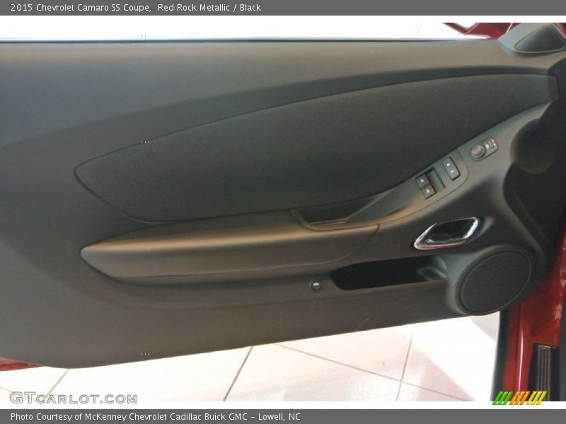 Red Rock Metallic / Black 2015 Chevrolet Camaro SS Coupe