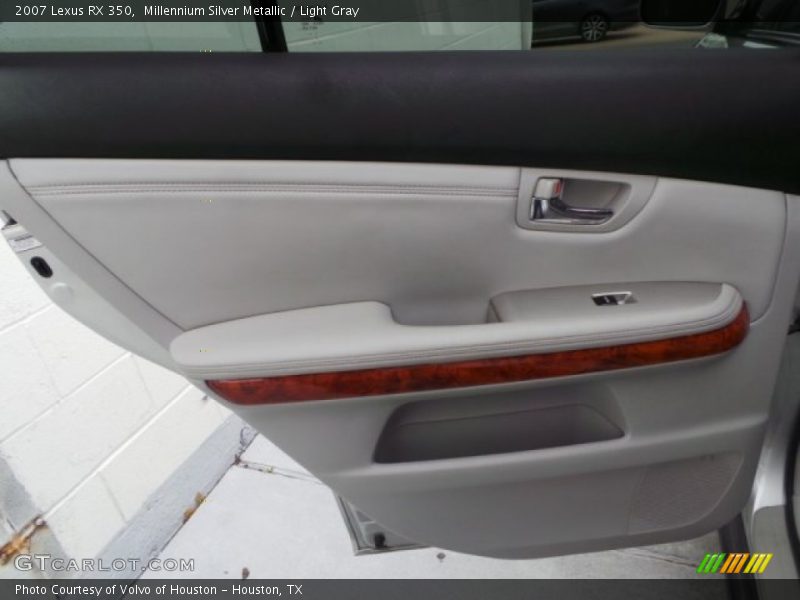 Millennium Silver Metallic / Light Gray 2007 Lexus RX 350