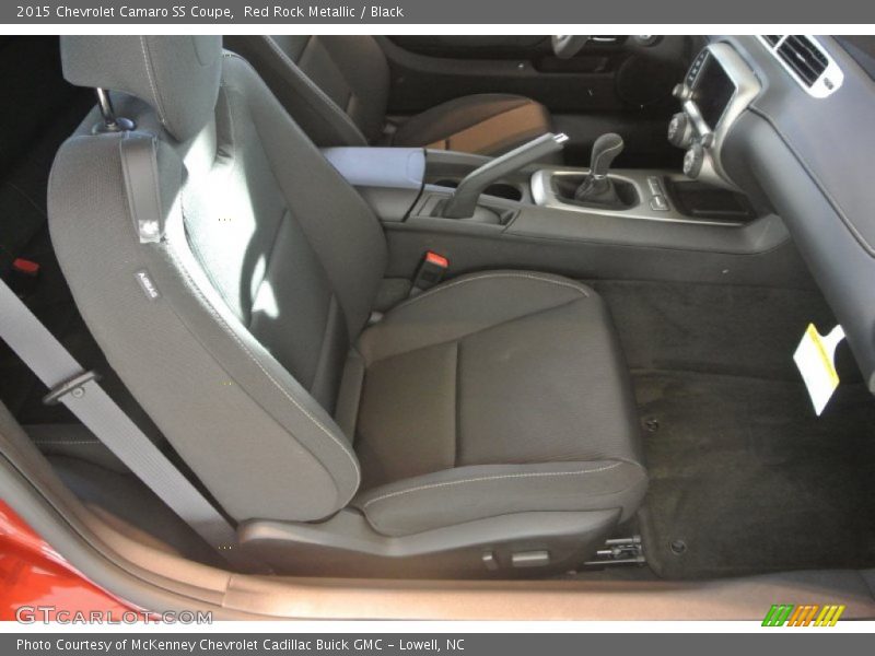 Red Rock Metallic / Black 2015 Chevrolet Camaro SS Coupe