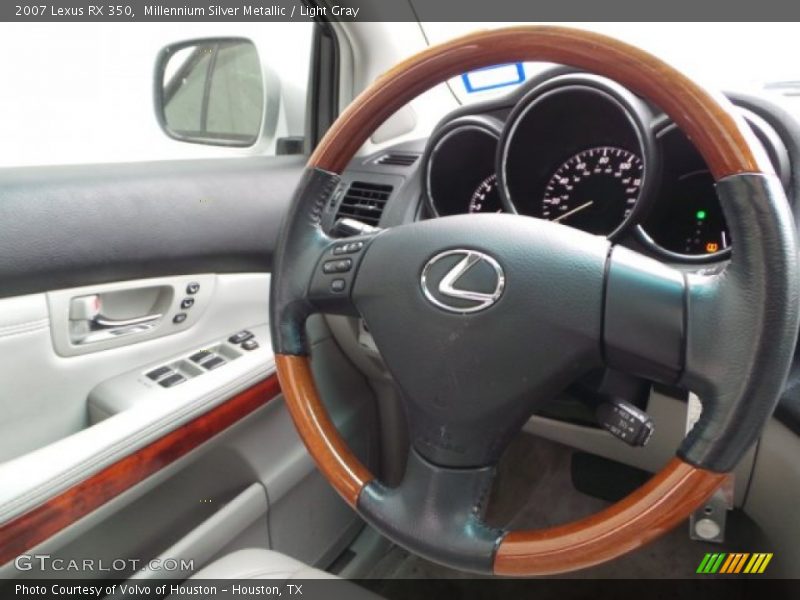 Millennium Silver Metallic / Light Gray 2007 Lexus RX 350