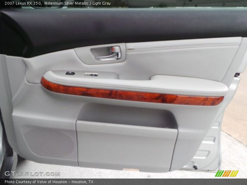 Millennium Silver Metallic / Light Gray 2007 Lexus RX 350
