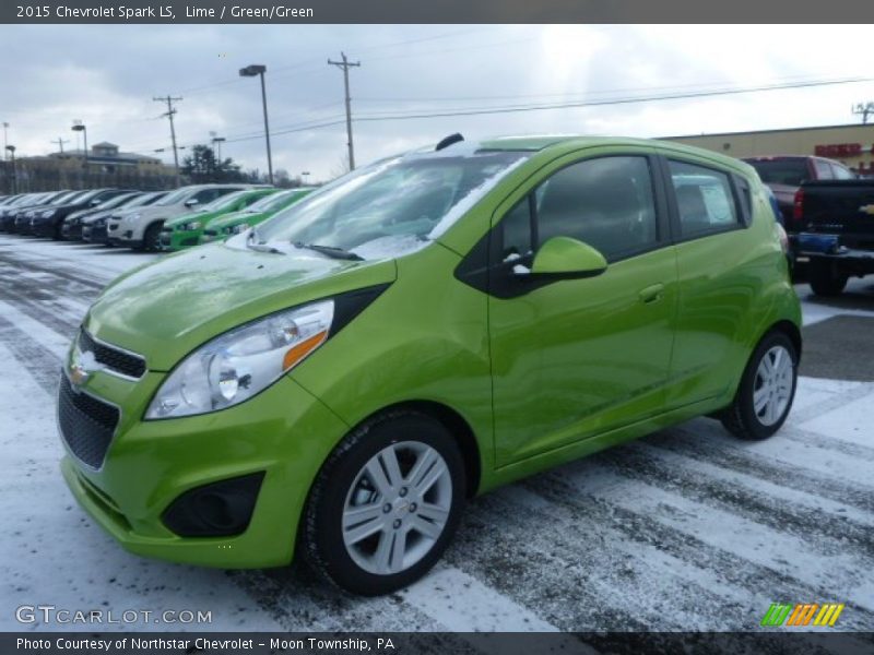Lime / Green/Green 2015 Chevrolet Spark LS
