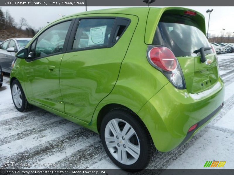 Lime / Green/Green 2015 Chevrolet Spark LS