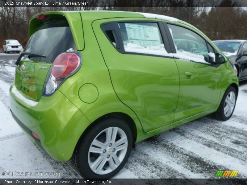 Lime / Green/Green 2015 Chevrolet Spark LS