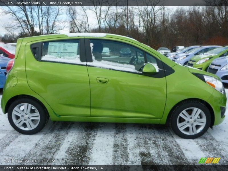Lime / Green/Green 2015 Chevrolet Spark LS