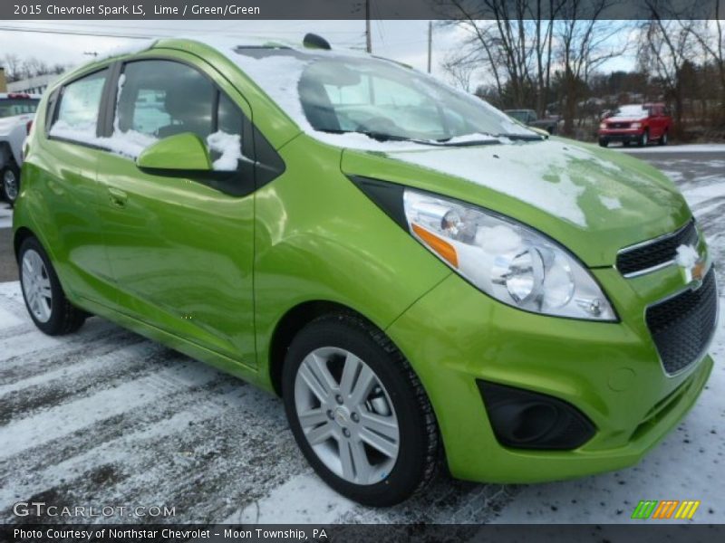 Lime / Green/Green 2015 Chevrolet Spark LS