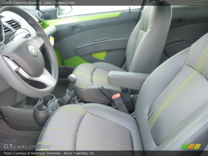 Lime / Green/Green 2015 Chevrolet Spark LS
