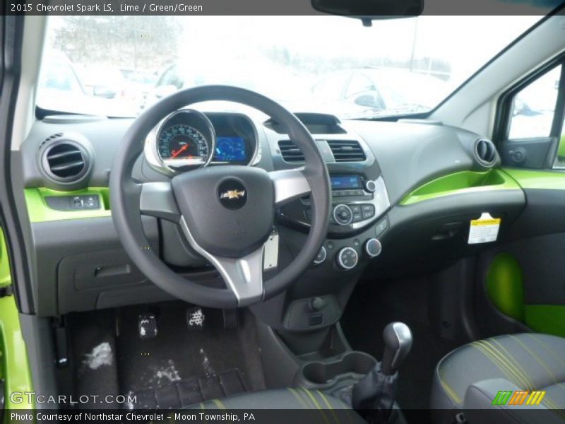 Lime / Green/Green 2015 Chevrolet Spark LS