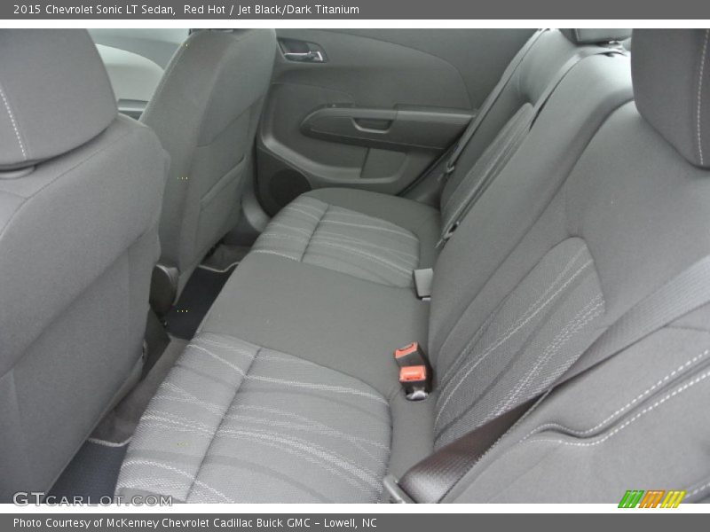 Red Hot / Jet Black/Dark Titanium 2015 Chevrolet Sonic LT Sedan