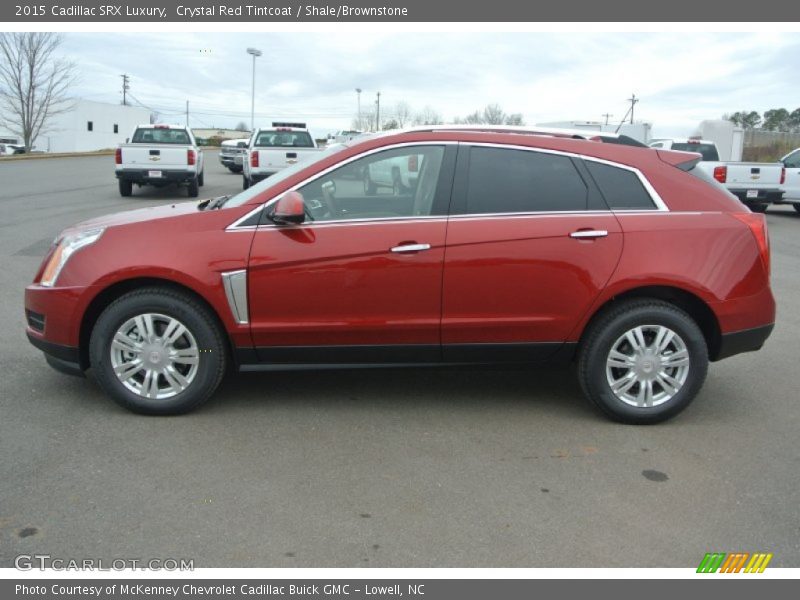 Crystal Red Tintcoat / Shale/Brownstone 2015 Cadillac SRX Luxury