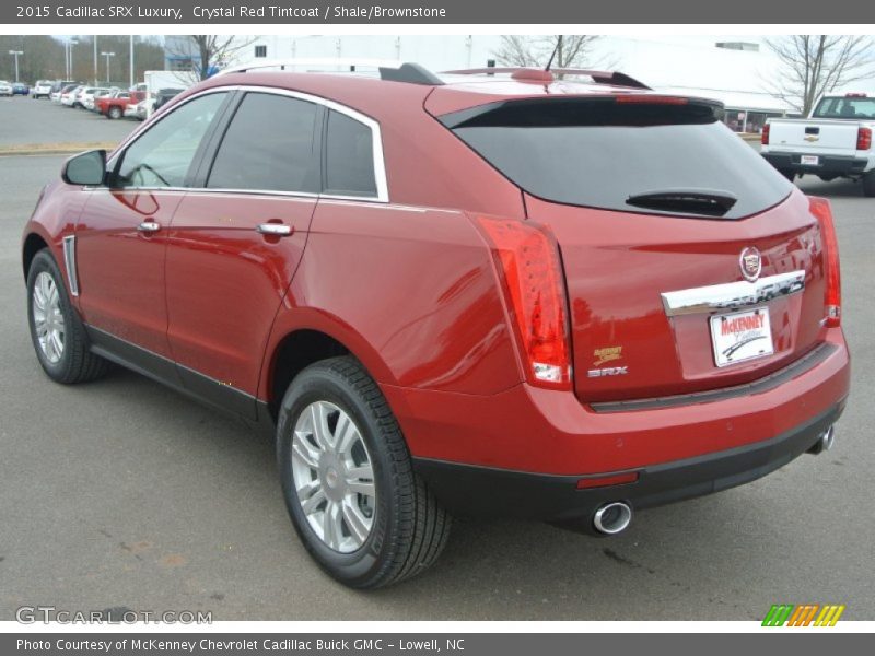 Crystal Red Tintcoat / Shale/Brownstone 2015 Cadillac SRX Luxury