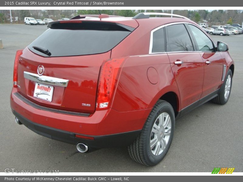 Crystal Red Tintcoat / Shale/Brownstone 2015 Cadillac SRX Luxury