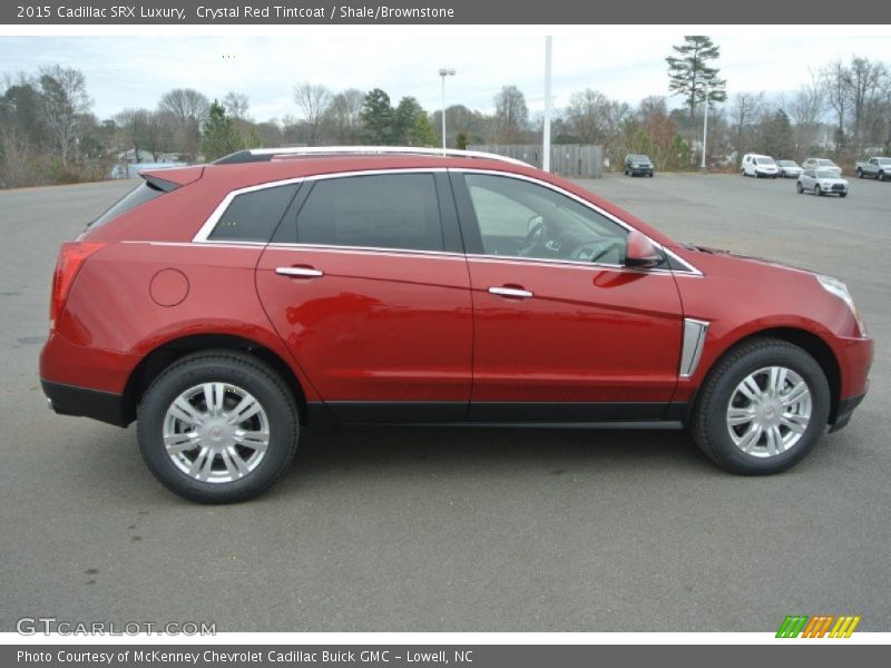 Crystal Red Tintcoat / Shale/Brownstone 2015 Cadillac SRX Luxury