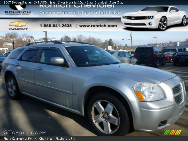 Bright Silver Metallic / Dark Slate Gray/Light Slate Gray 2007 Dodge Magnum SXT AWD