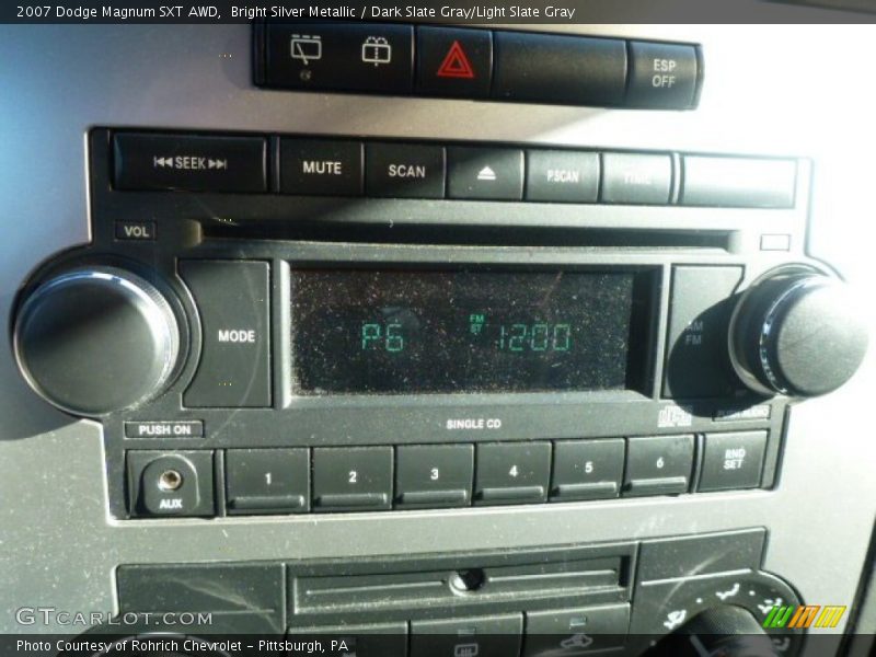 Audio System of 2007 Magnum SXT AWD