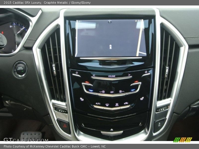 Graphite Metallic / Ebony/Ebony 2015 Cadillac SRX Luxury