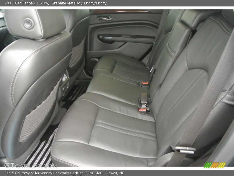 Graphite Metallic / Ebony/Ebony 2015 Cadillac SRX Luxury