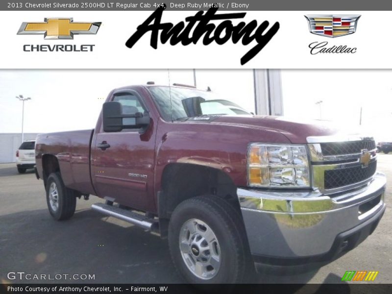 Deep Ruby Metallic / Ebony 2013 Chevrolet Silverado 2500HD LT Regular Cab 4x4