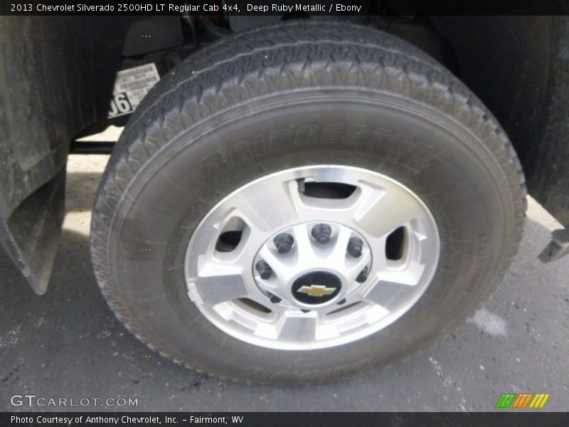 Deep Ruby Metallic / Ebony 2013 Chevrolet Silverado 2500HD LT Regular Cab 4x4