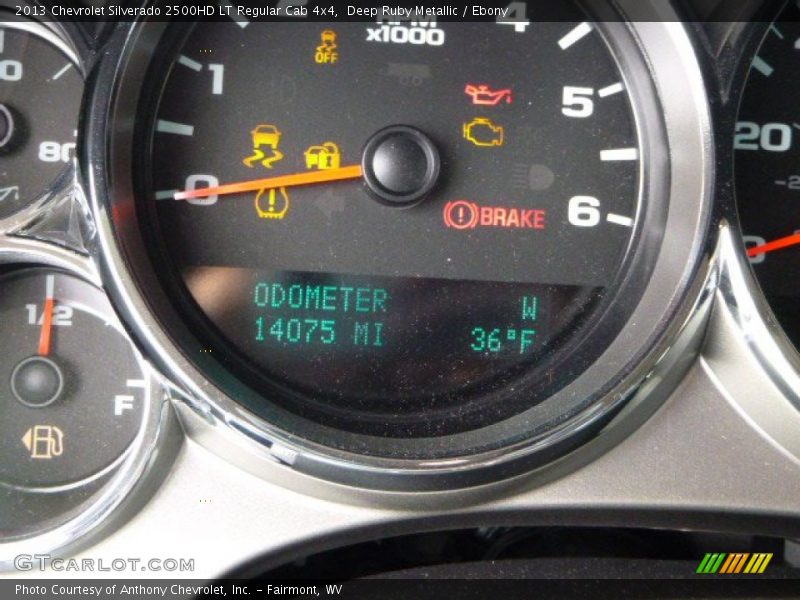 Deep Ruby Metallic / Ebony 2013 Chevrolet Silverado 2500HD LT Regular Cab 4x4