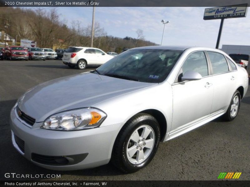 Silver Ice Metallic / Gray 2010 Chevrolet Impala LT