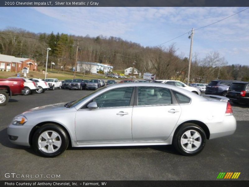 Silver Ice Metallic / Gray 2010 Chevrolet Impala LT
