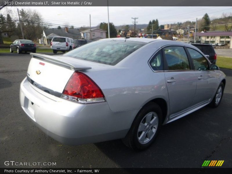 Silver Ice Metallic / Gray 2010 Chevrolet Impala LT