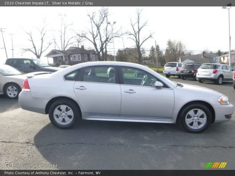 Silver Ice Metallic / Gray 2010 Chevrolet Impala LT
