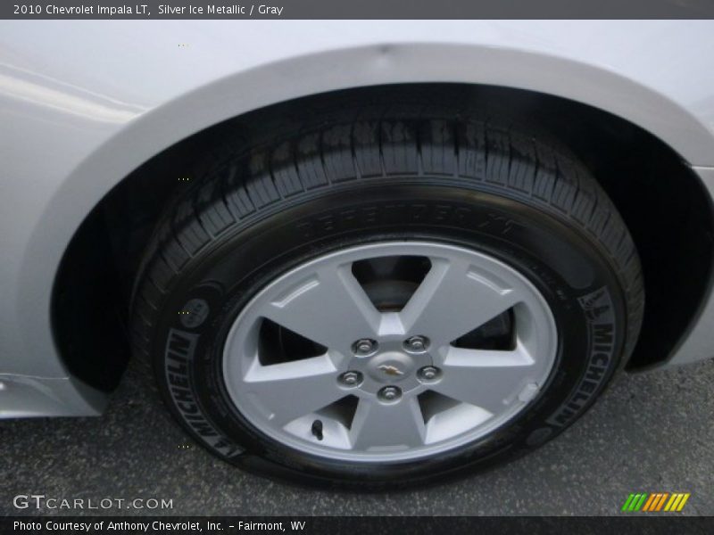 Silver Ice Metallic / Gray 2010 Chevrolet Impala LT
