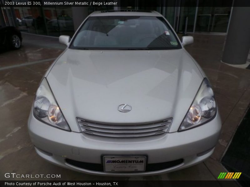 Millennium Silver Metallic / Beige Leather 2003 Lexus ES 300
