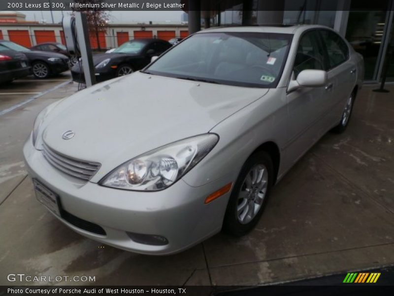 Millennium Silver Metallic / Beige Leather 2003 Lexus ES 300