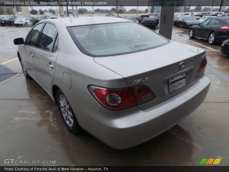 Millennium Silver Metallic / Beige Leather 2003 Lexus ES 300